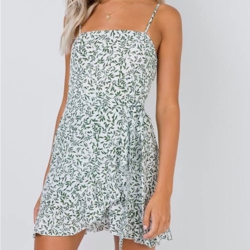 Princess Polly Olive Garden Mini Dress